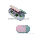 Colorful DMultifunctional Pill Box with a medicine cutting knife